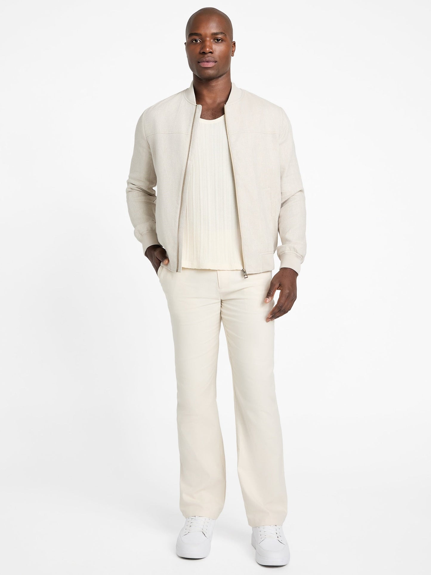 HERRINGBONE BOMBER