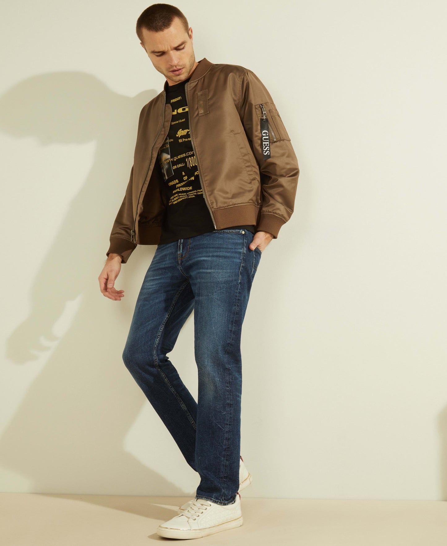 ES SATIN BOMBER JKT