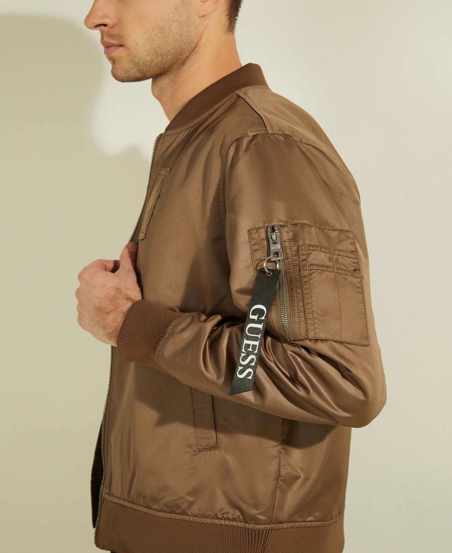 ES SATIN BOMBER JKT