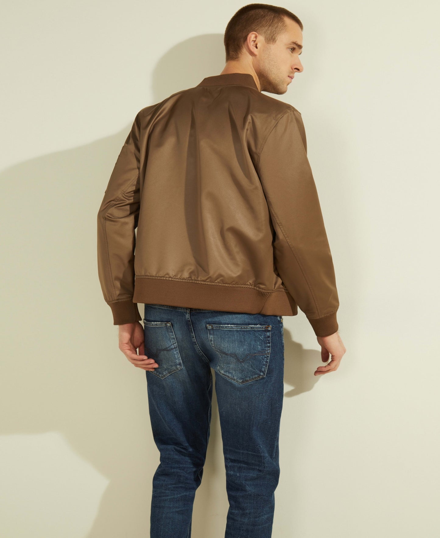 ES SATIN BOMBER JKT