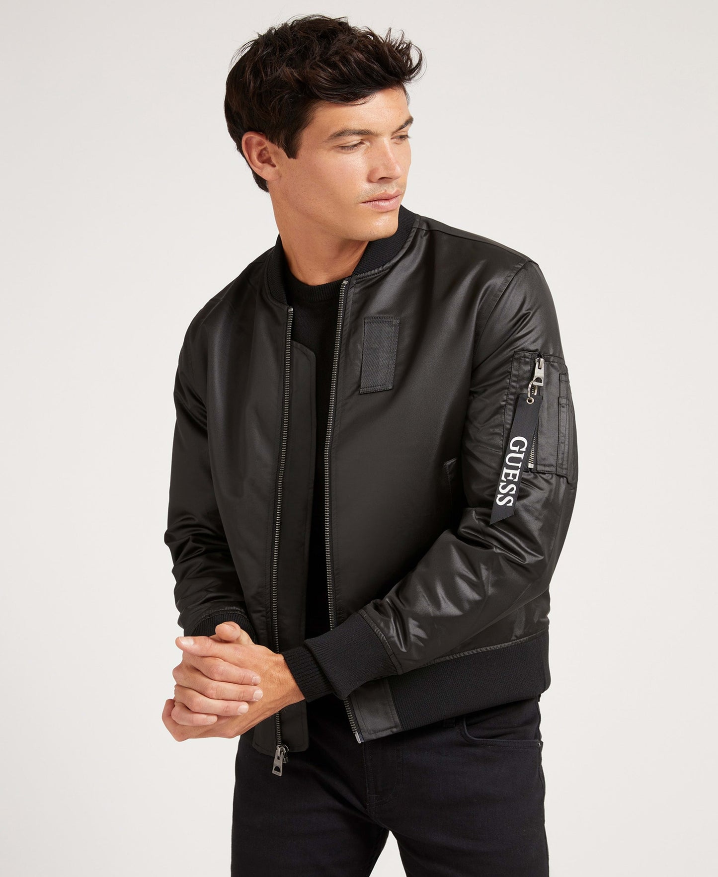 ES SATIN BOMBER JKT