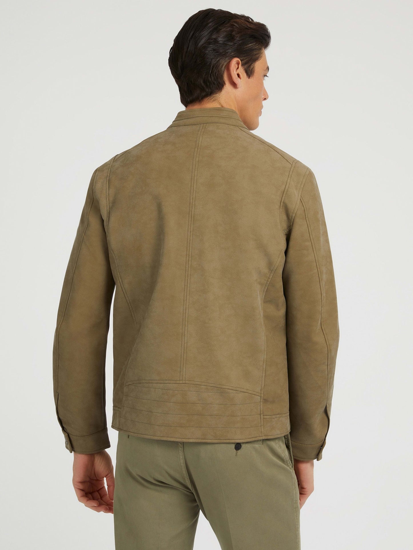 FAUX LEATHER BIKER J