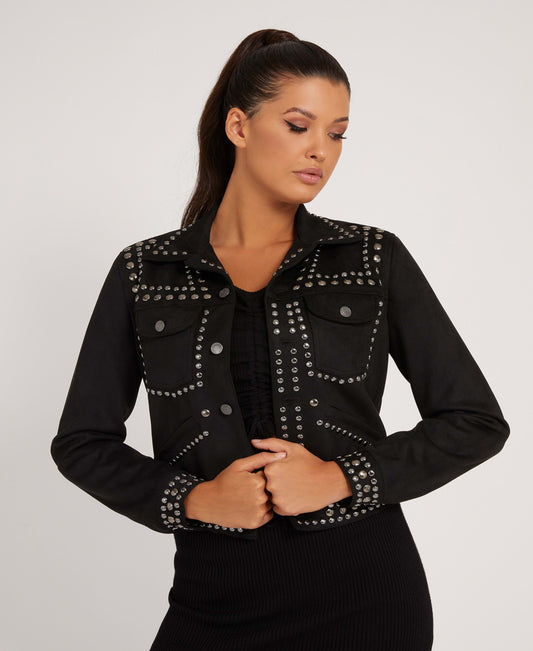 AMANDA STUDDED JACKE