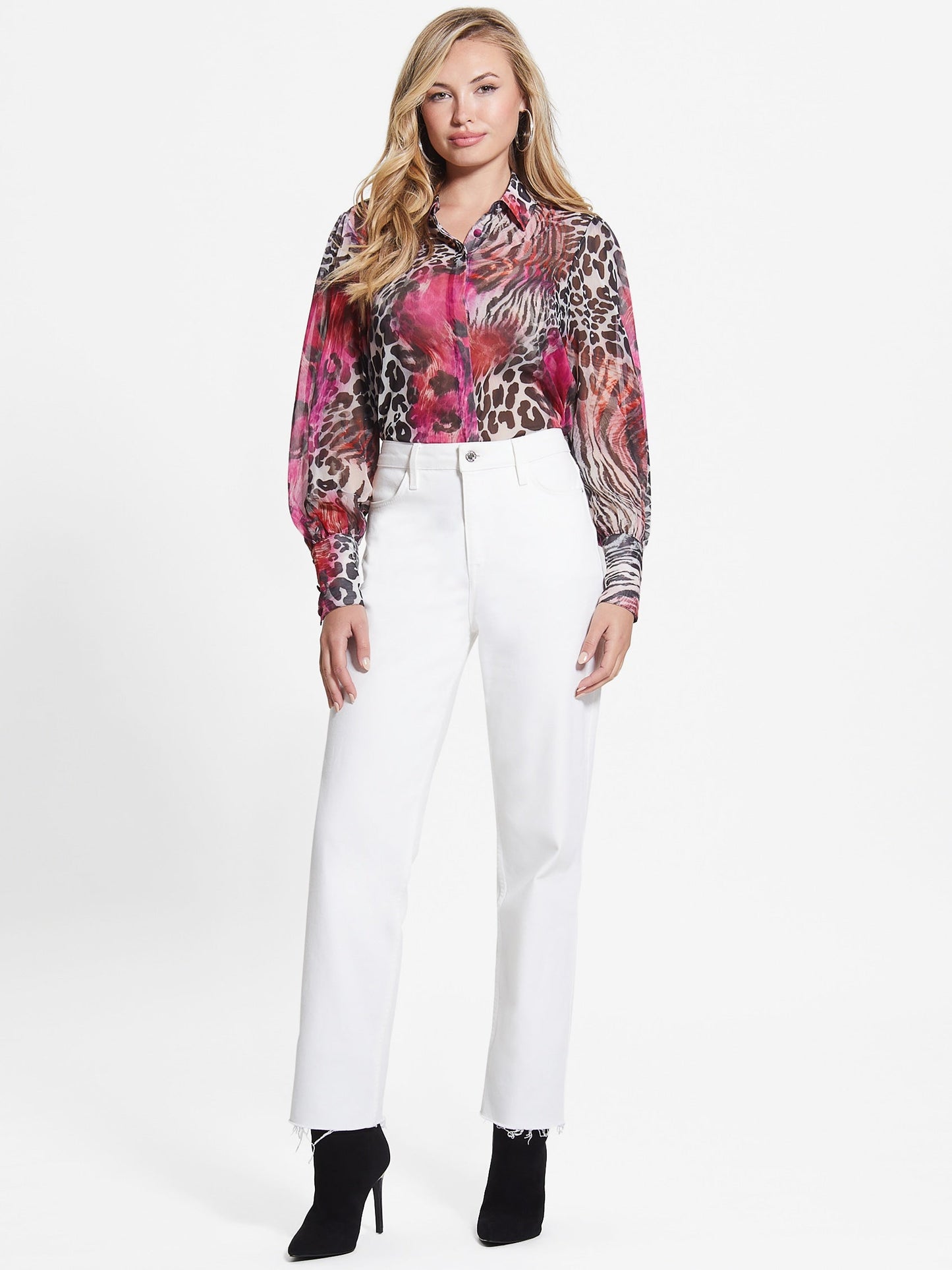 LS RAVEN CHIFFON TOP