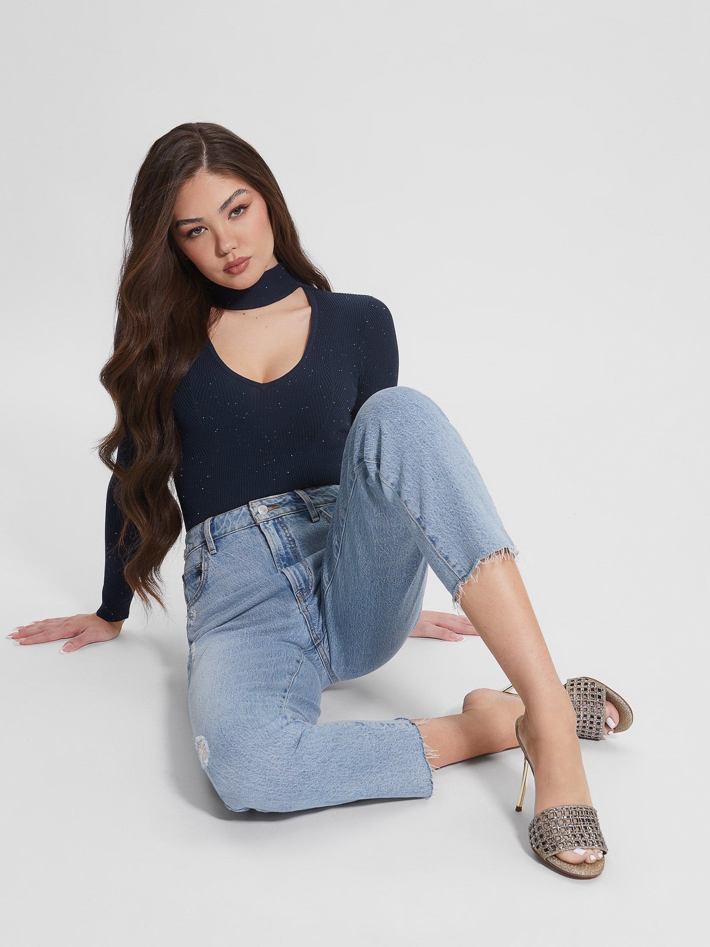 LS MICRO SEQUIN RIB