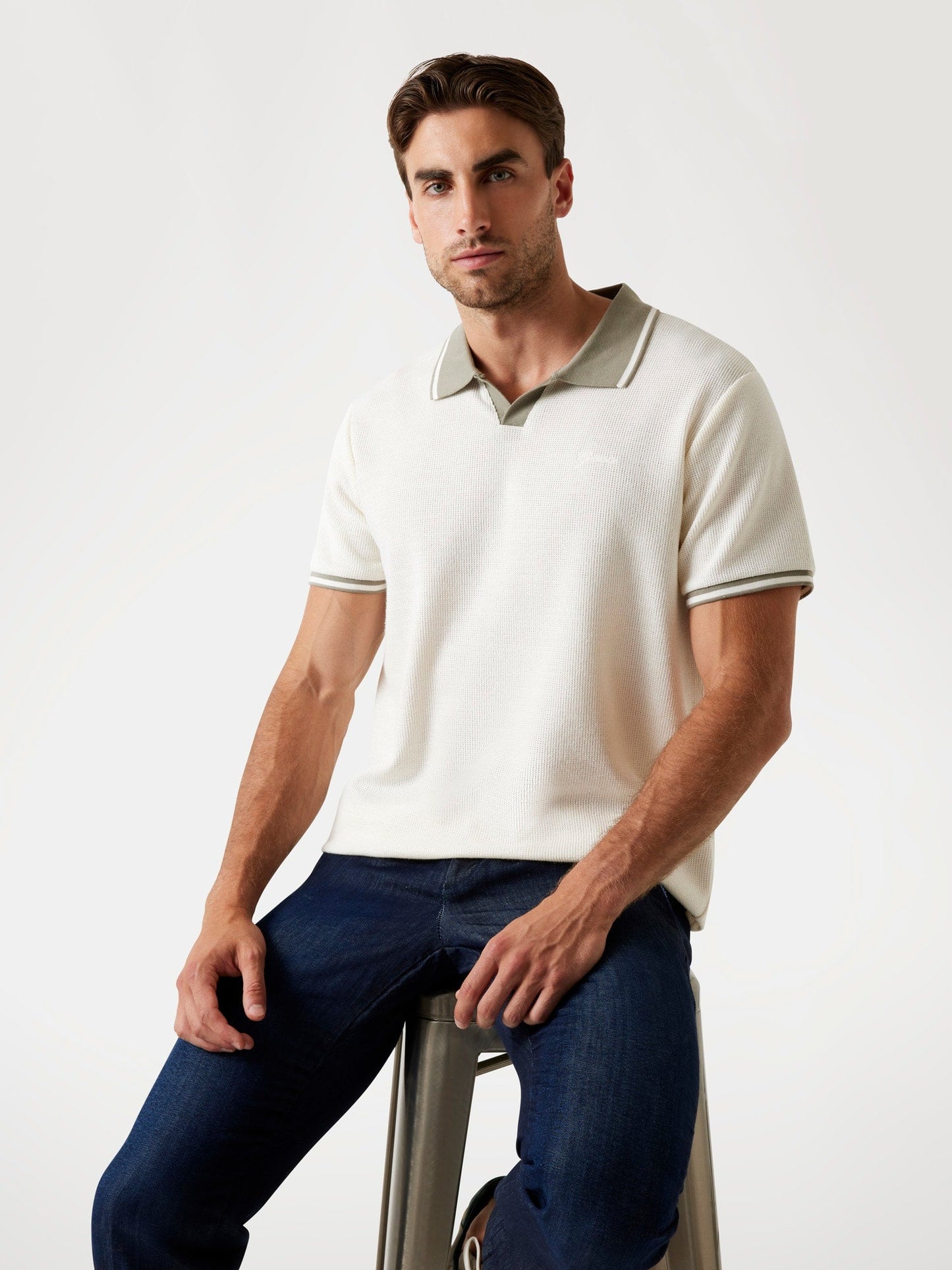 SS WESTON KNIT POLO
