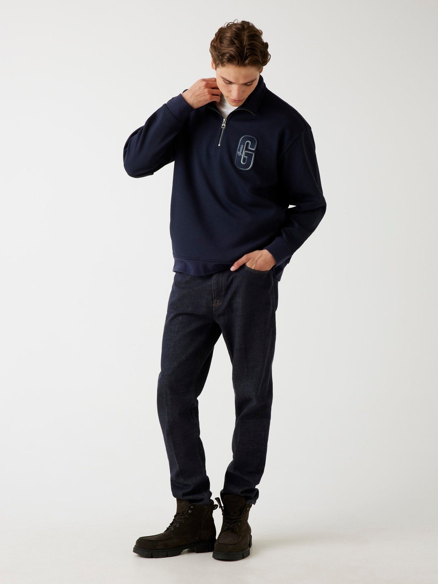 HARRIS TWILL ZIP MOC