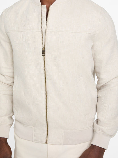 HERRINGBONE BOMBER