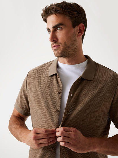 SS CALVIN KNIT SHIRT
