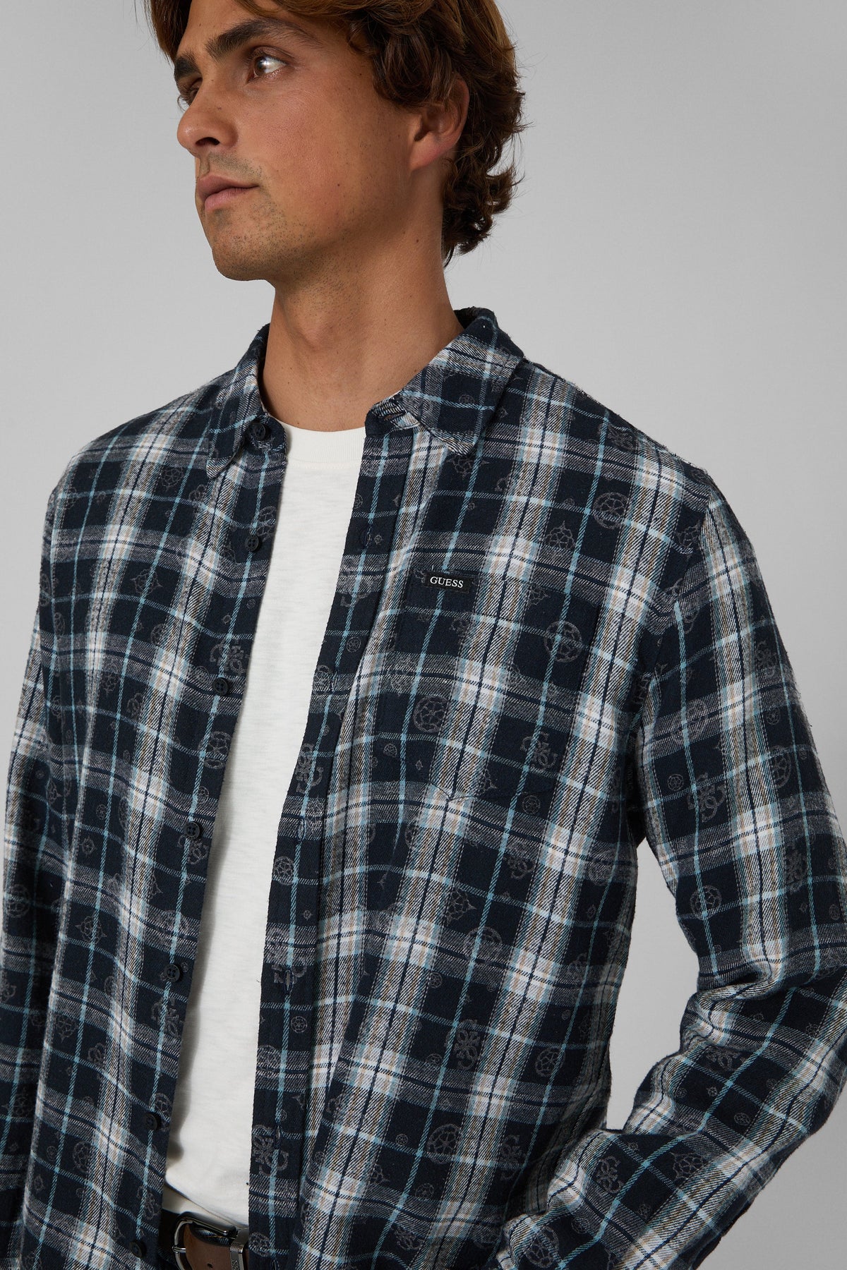OCEAN COAST PLAID LS