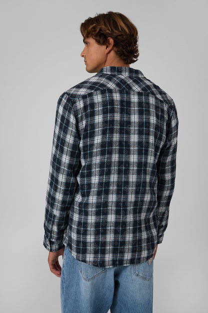 OCEAN COAST PLAID LS