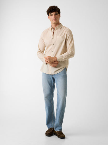 LS PKT CRINKLE SHIRT