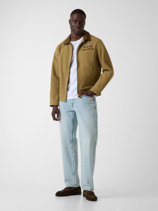 WASHED COTTON JACKET