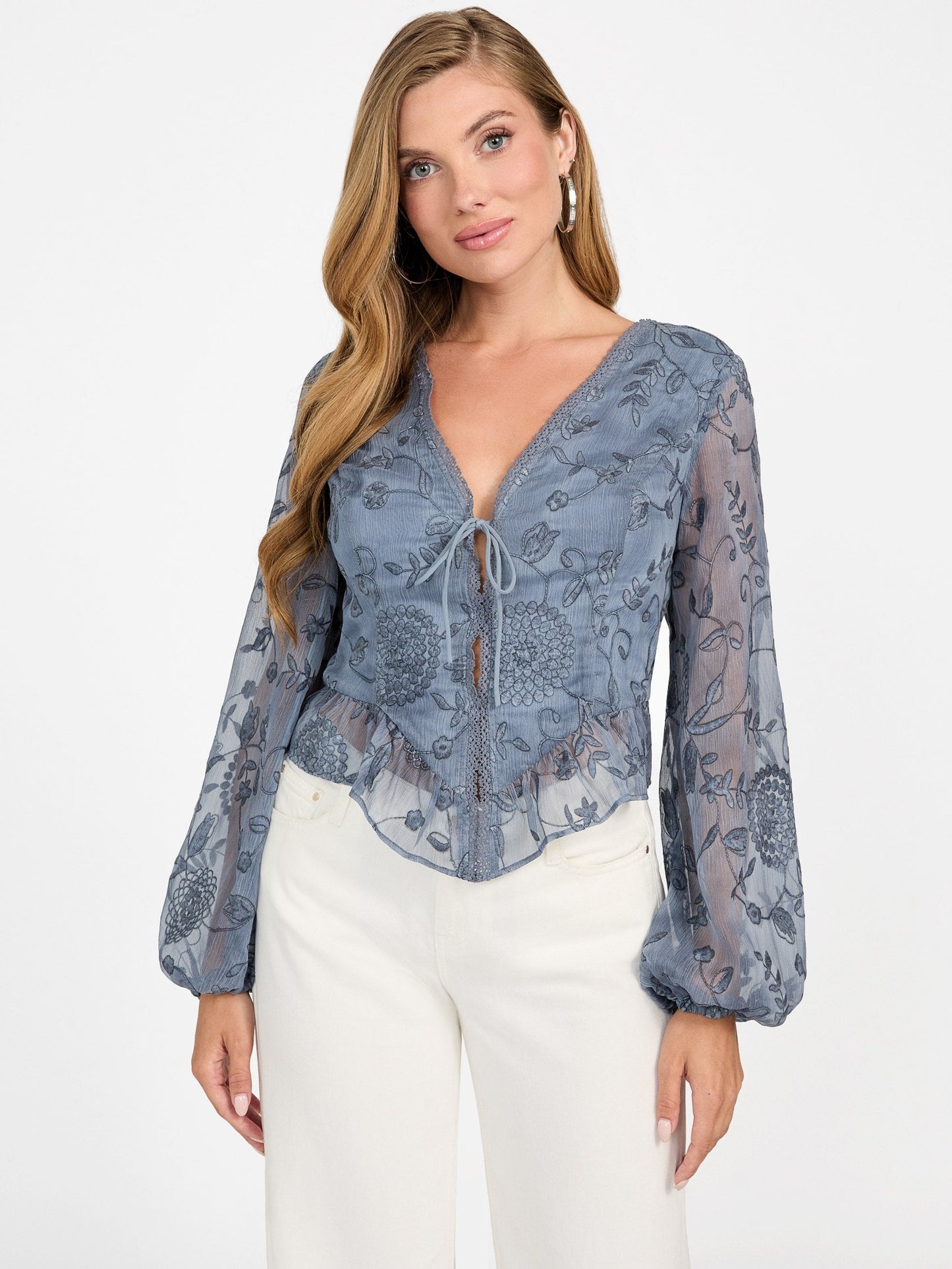 LS SEIAH TIE FRONT T