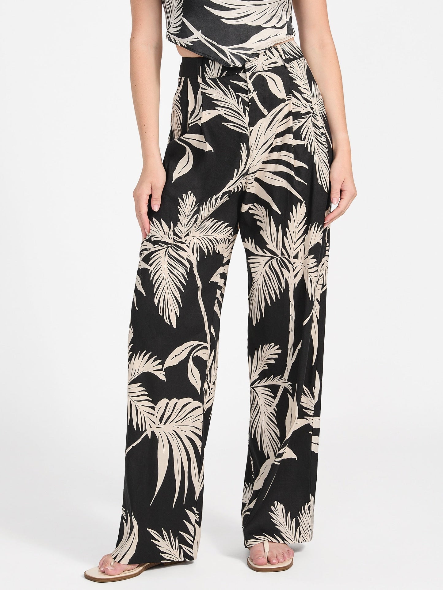 JEMMA LINEN WIDE LEG