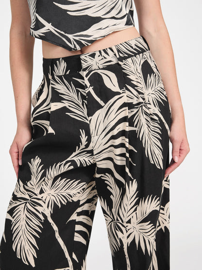 JEMMA LINEN WIDE LEG