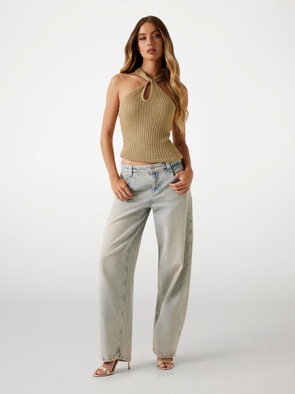 SL HALTER KEYHOLE EL