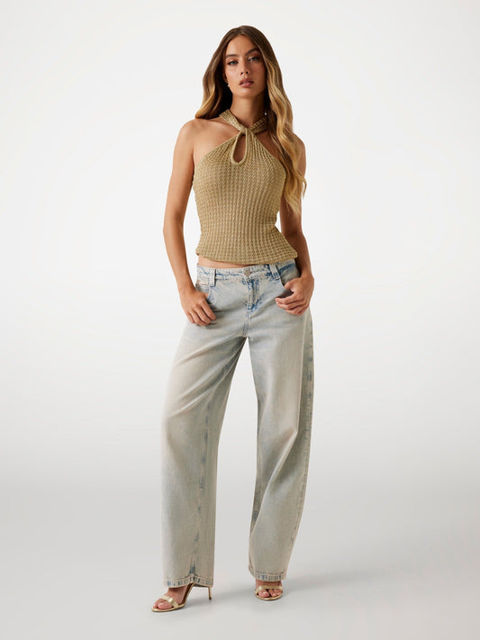 SL HALTER KEYHOLE EL