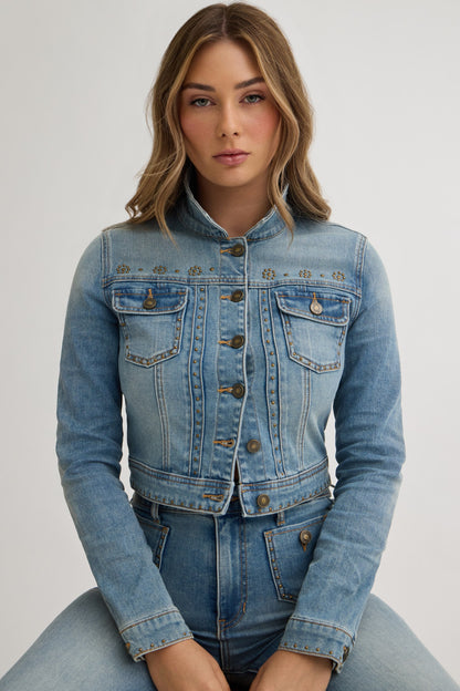 LS AZURE DENIM JACKE