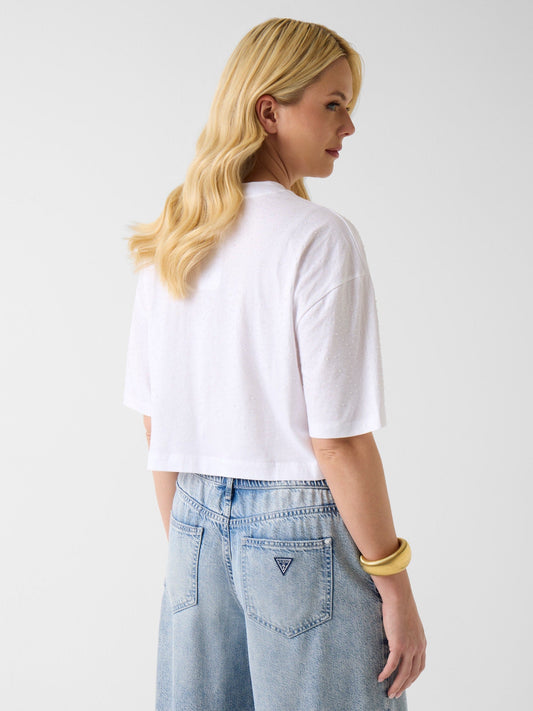 SS RHINESTONE CROP O