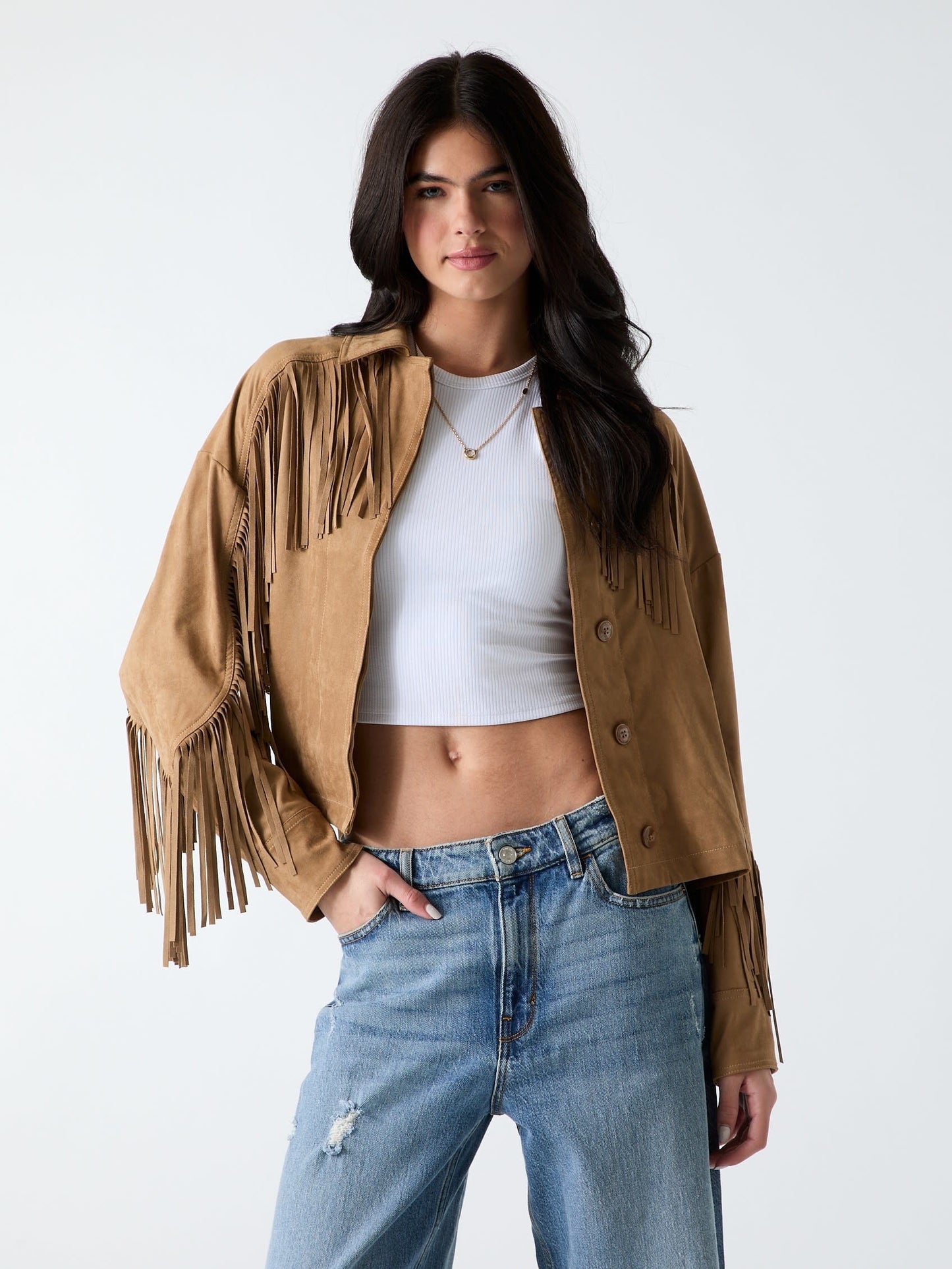 LS IBBY FRINGE JKT