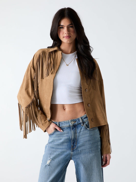 LS IBBY FRINGE JKT
