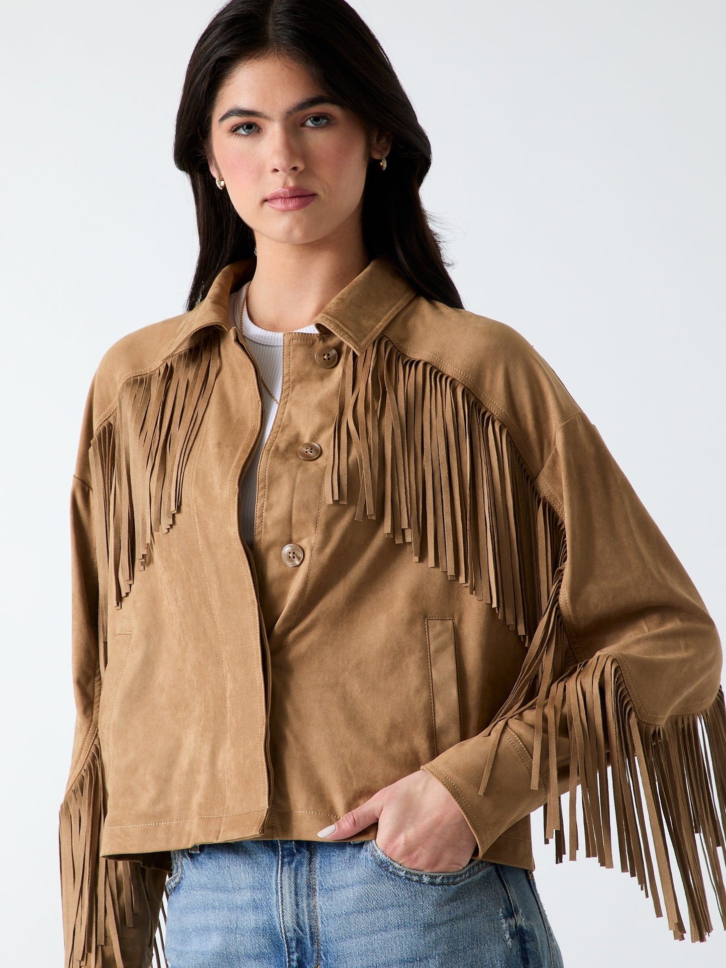 LS IBBY FRINGE JKT