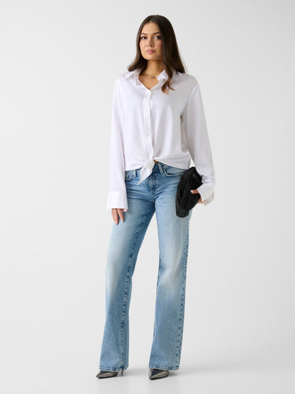 LS ISIDE BOW SHIRT