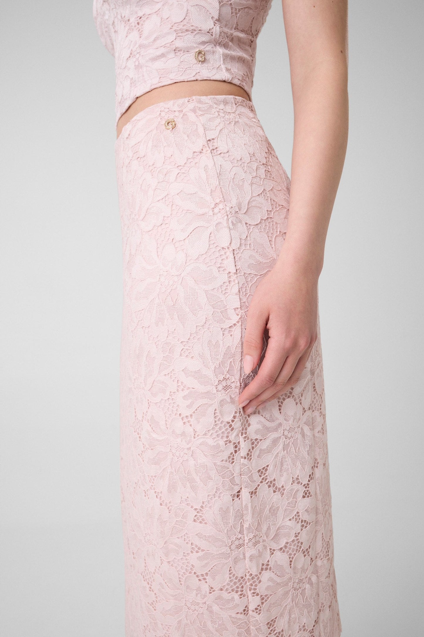 KATRINA MIDI LACE SK