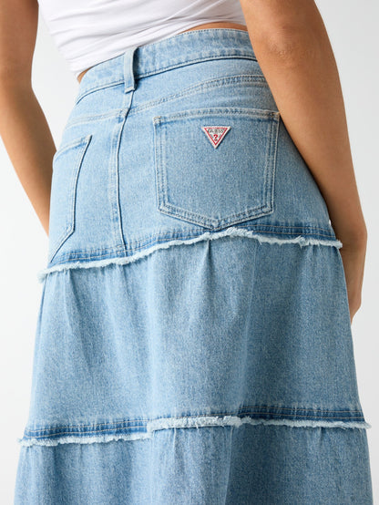 RORI DENIM MIDI SKIR