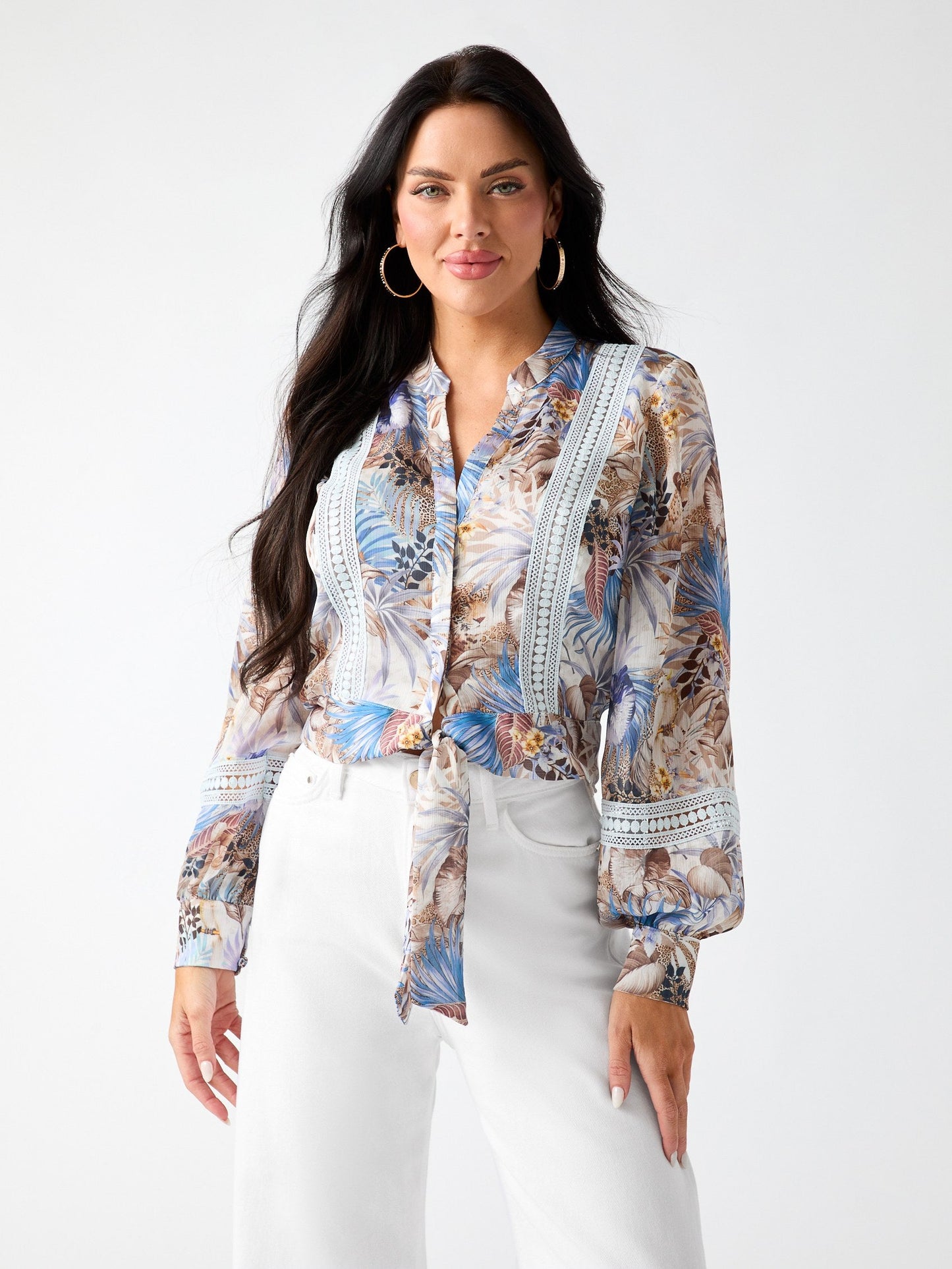 LS ZAHARA TIE FRNT T