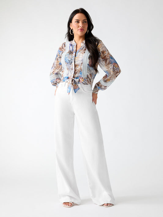 LS ZAHARA TIE FRNT T