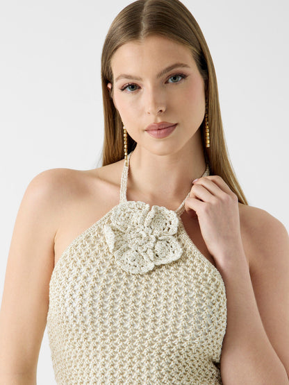SL HALTER CROCHET FL